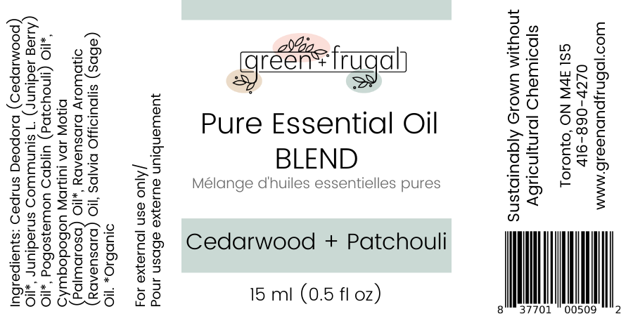 Cedarwood and Patchouli Essential Oil Blend