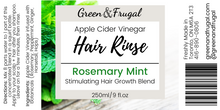 Load image into Gallery viewer, Apple Cider Vinegar Herbal Hair Rinse - Rosemary Peppermint
