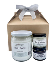 Load image into Gallery viewer, Muscle Relief Gift Set Small with Body Butter
