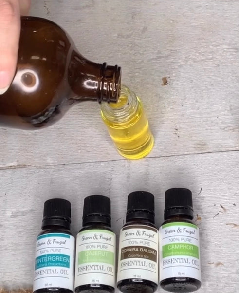 Muscle Relief Oil Recipe