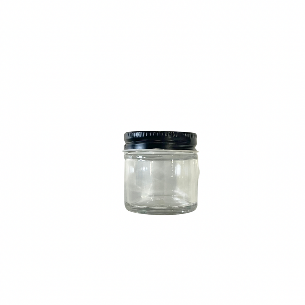 1oz(30ml) OR 2oz (60ml) Glass Jar with Lid