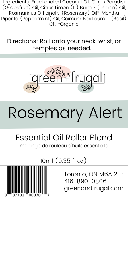 Rosemary Alert Essential Oil Blend