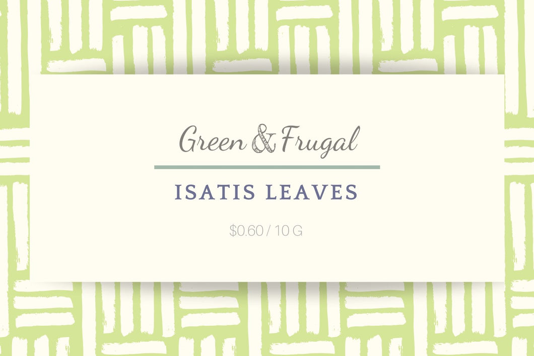 Isatis Leaves