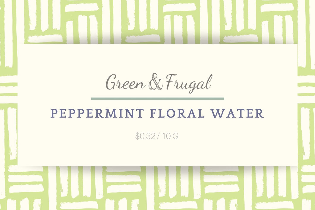 Peppermint Floral Water