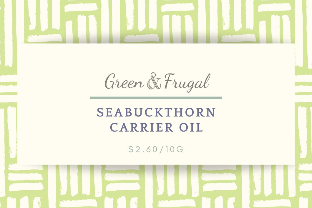 Seabuckthorn Carrier Oil