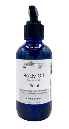 Large Floral Body Oil
