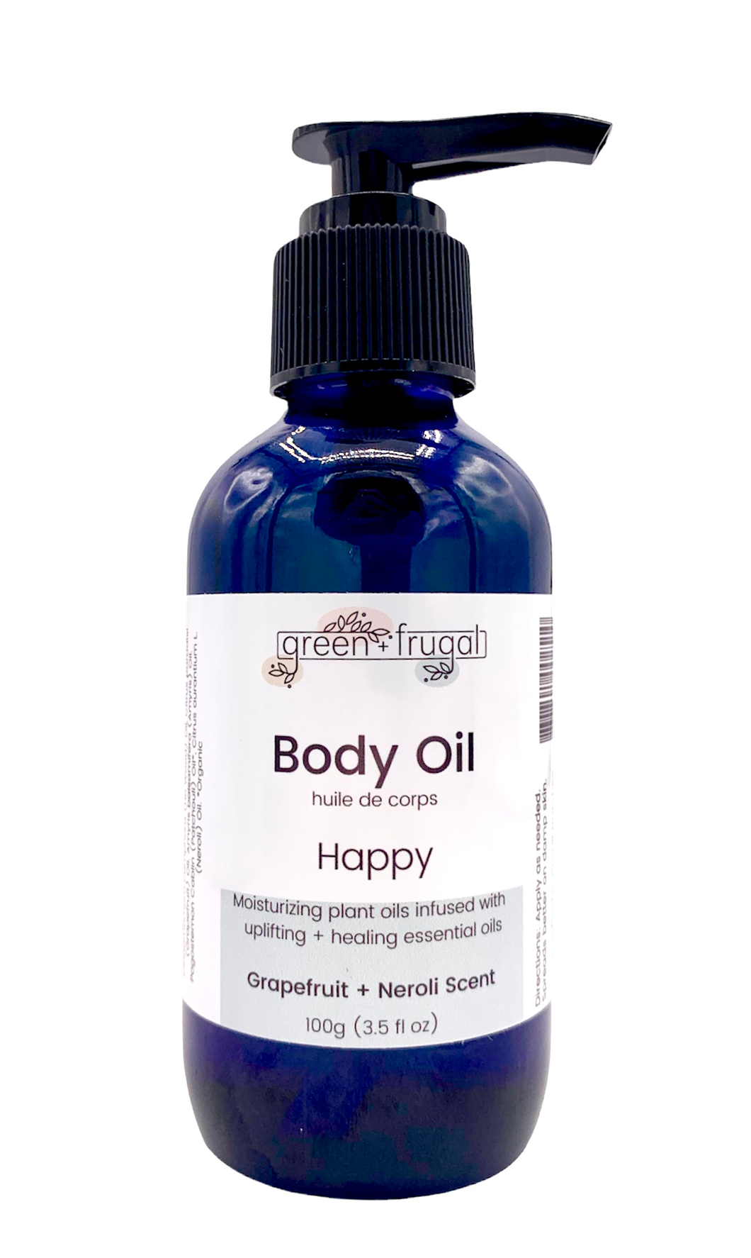 Large Happy Body Oil