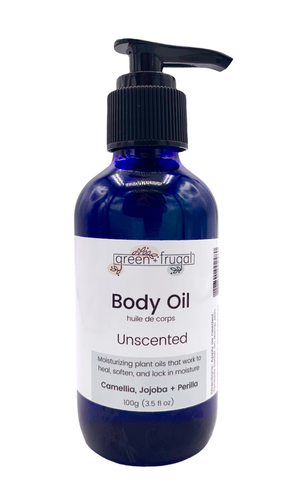 Large Unscented Body Oil