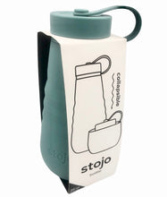Load image into Gallery viewer, Stojo Collapsible Water Bottle - Blue 
