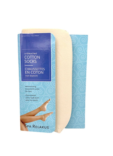 Cotton moisturizing socks