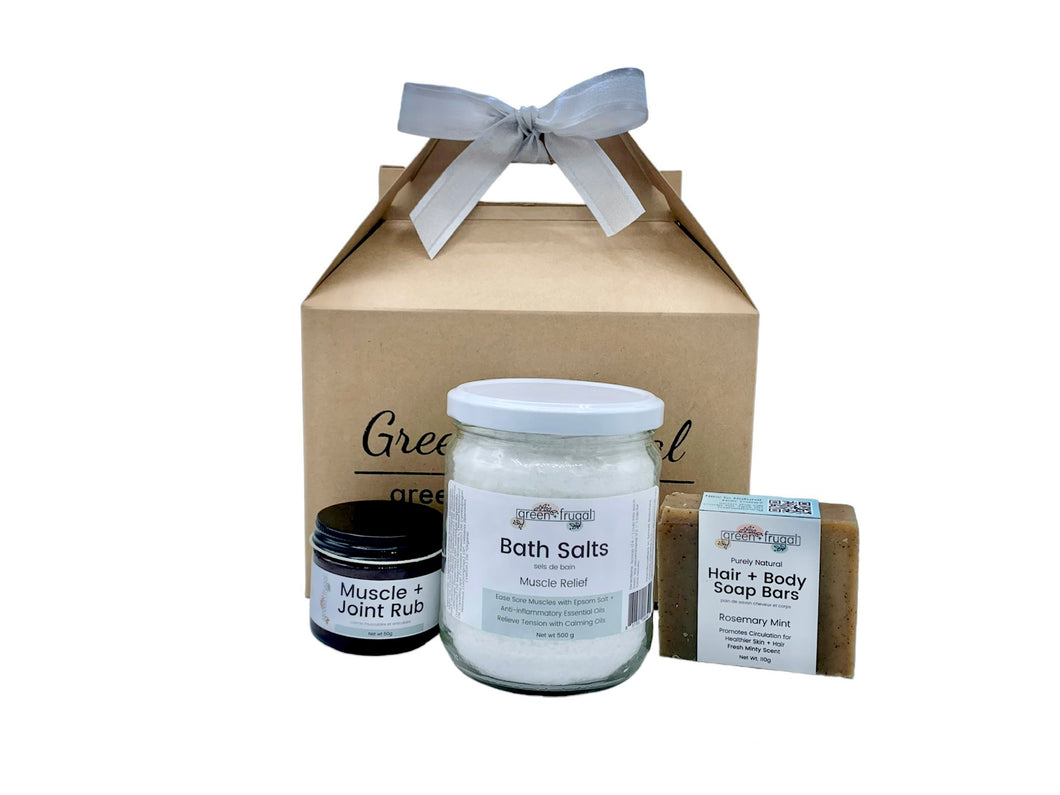 Muscle Relief Gift Set with Soap Bar