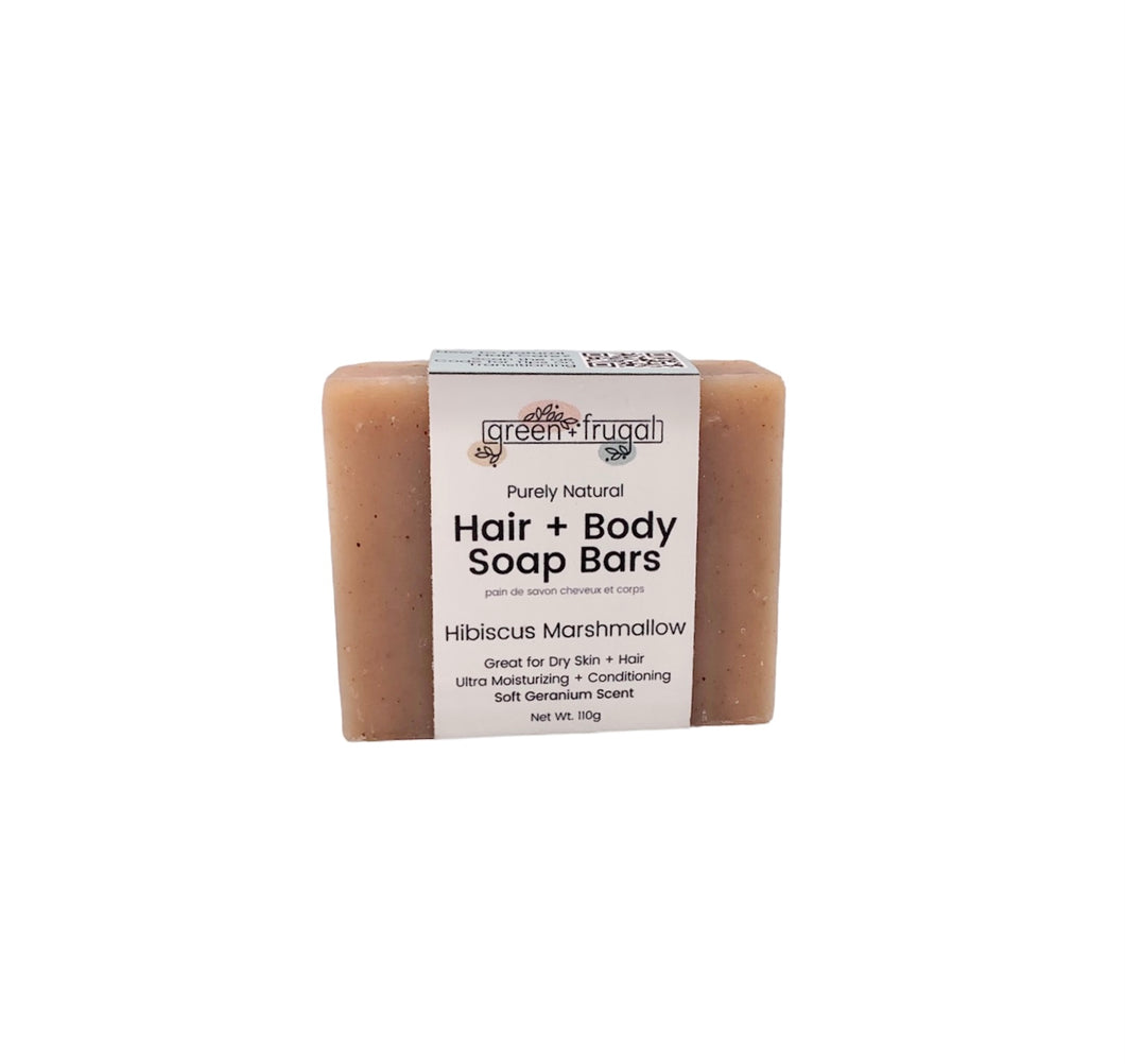 Hibiscus + Marshmallow Root Soap Bar