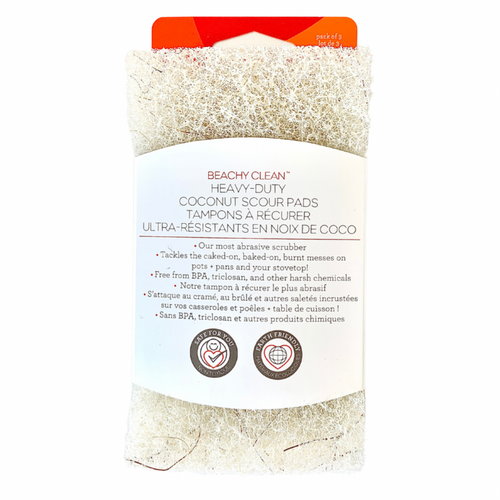 Coconut Scour Pads 3 pack Full Circle