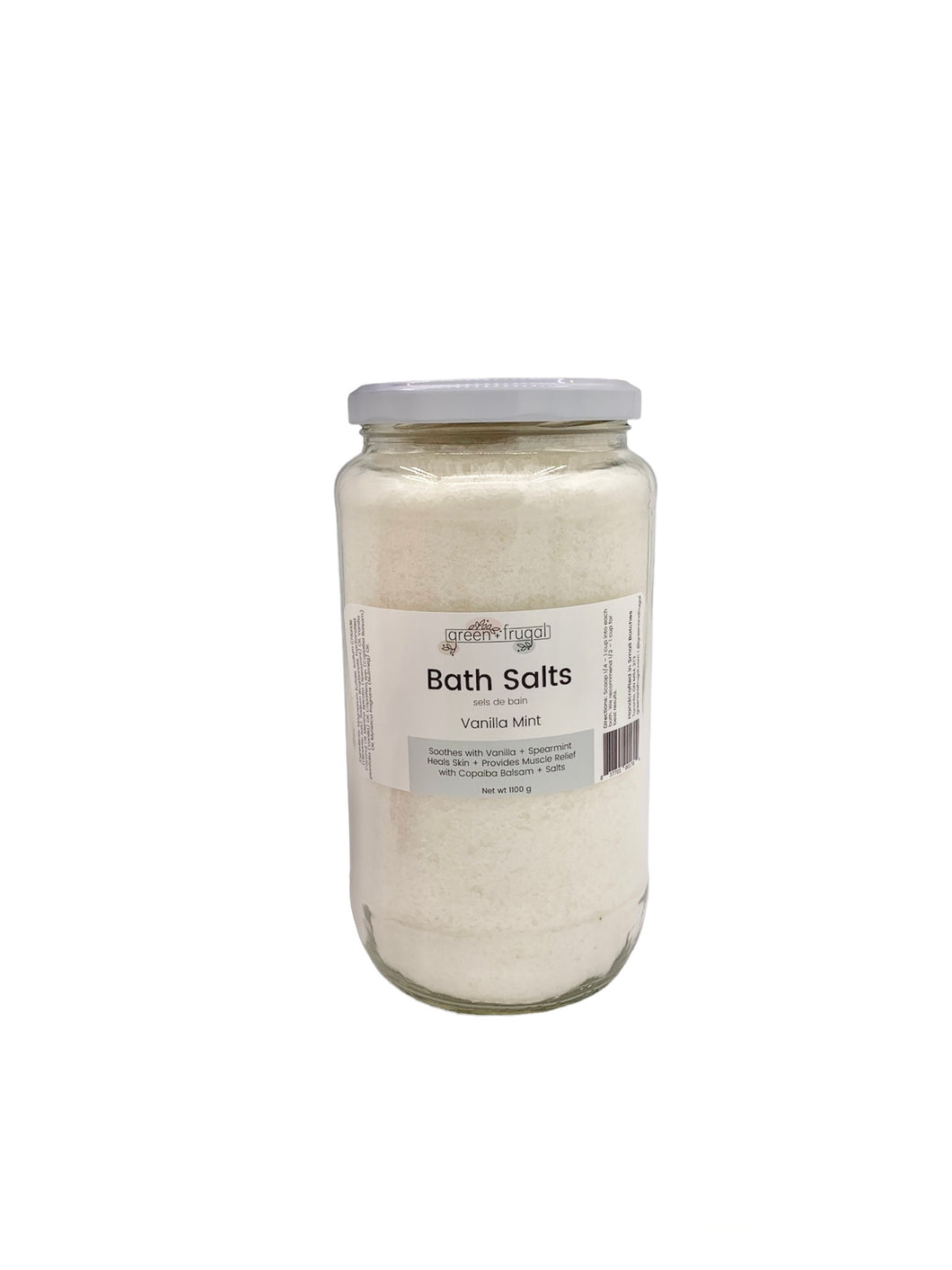 Bath Salts Vanilla Mint