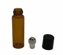 Load image into Gallery viewer, 5 ml Amber roller bottle

