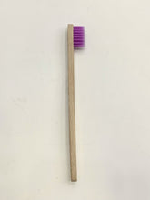 Load image into Gallery viewer, Bamboo Toothbrush With Purple Bristles
