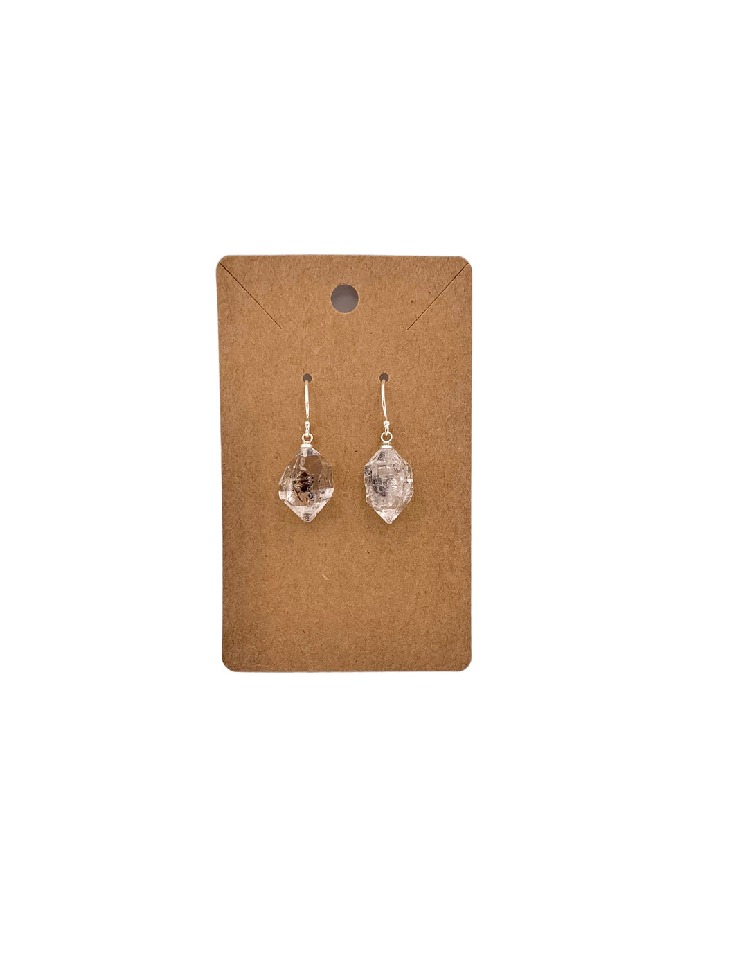 Crystal Jewellery - Rough Stone Earrings