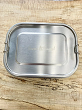 Load image into Gallery viewer, Stainless Steel, Airtight, Rectangular Lunch Box with Clips
